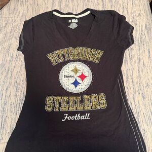NFL Pittsburgh Steelers Black Short Sleeve Tee